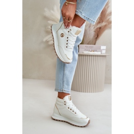 Zapatillas Deportivas Aislantes Mujer Con Plataforma, Blanco Ariatte 8
