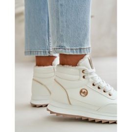 Zapatillas Deportivas Aislantes Mujer Con Plataforma, Blanco Ariatte 10