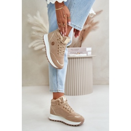 Zapatillas Deportivas Aislantes De Mujer Con Plataforma Caqui Ariatte beige 5