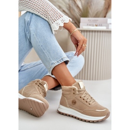 Zapatillas Deportivas Aislantes De Mujer Con Plataforma Caqui Ariatte beige 8