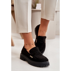 Zapatos Calados Mujer Mocasines Negro Tannes 3