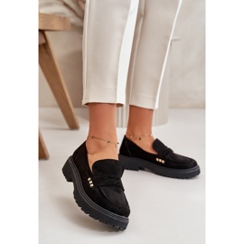 Zapatos Calados Mujer Mocasines Negro Tannes 2