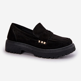 Zapatos Calados Mujer Mocasines Negro Tannes 4