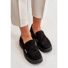 Zapatos Calados Mujer Mocasines Negro Tannes 5
