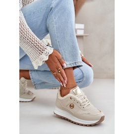 Deportivas Mujer Forradas con Pelo, Plataforma Beige Claro Lerisas 8