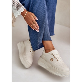 Zapatillas Deportivas Aislantes para Mujer con Suela Gruesa, Beige Verissha 2 Zapatillas Deportivas Aislantes para Mujer con Suela Gruesa, Beige Verissha 2