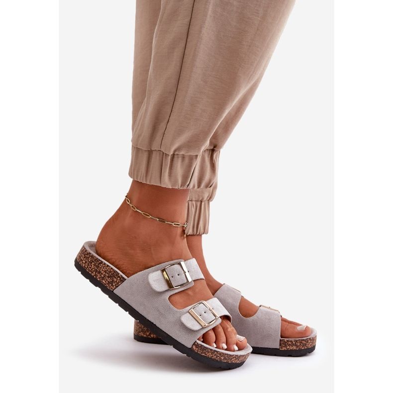 Sandalias sin cordones Cortina Grey para mujer gris 2 Sandalias sin cordones Cortina Grey para mujer gris 2