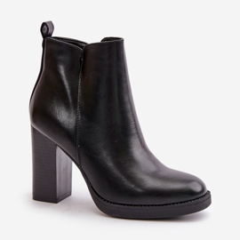 Botas De Mujer Aislante Con Tacón Alto Piel Ecológica Negro Teresine 2 Botas De Mujer Aislante Con Tacón Alto Piel Ecológica Negro Teresine 2