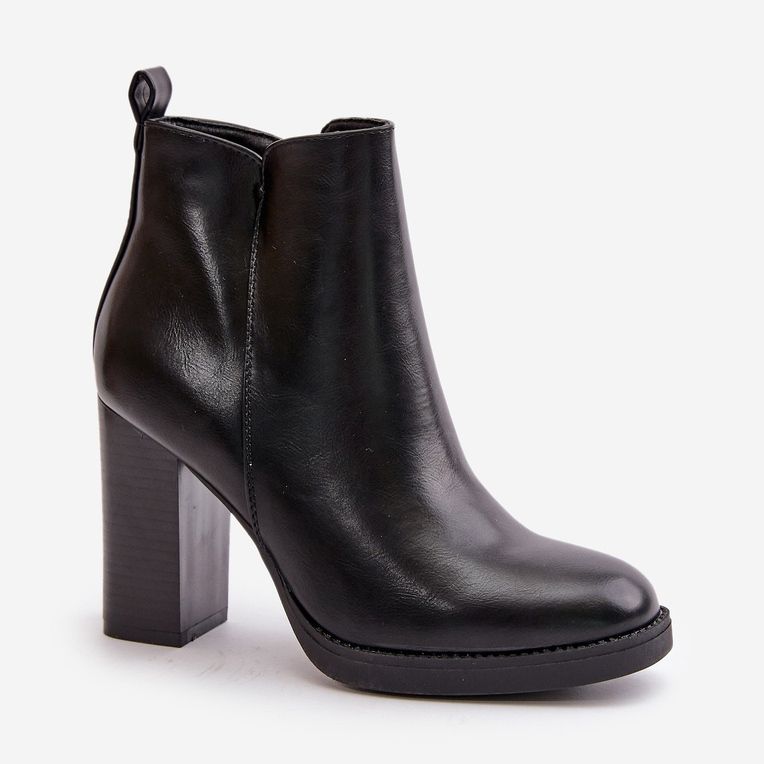 Botas De Mujer Aislante Con Tacón Alto Piel Ecológica Negro Teresine 2 Botas De Mujer Aislante Con Tacón Alto Piel Ecológica Negro Teresine 2