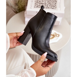 Botas De Mujer Aislante Con Tacón Alto Piel Ecológica Negro Teresine 1 Botas De Mujer Aislante Con Tacón Alto Piel Ecológica Negro Teresine 1