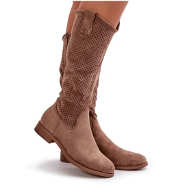 Botas Mujer Caladas Marrón S.Barski HY42-139 10