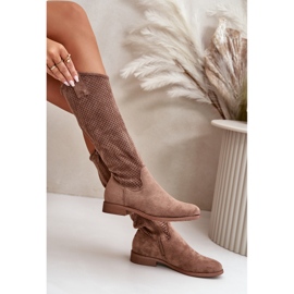 Botas Mujer Caladas Marrón S.Barski HY42-139 7