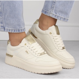 Deportiva mujer cordones beige Big Star OO274757 7