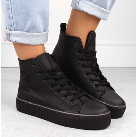 Zapatillas altas negras con aislamiento Big Star OO274790 negro 6