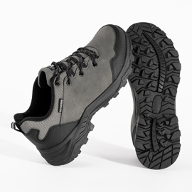 DK Zapatos trekking hombre grises 3