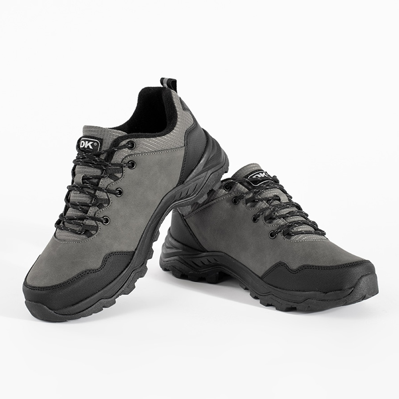 DK Zapatos trekking hombre grises 2
