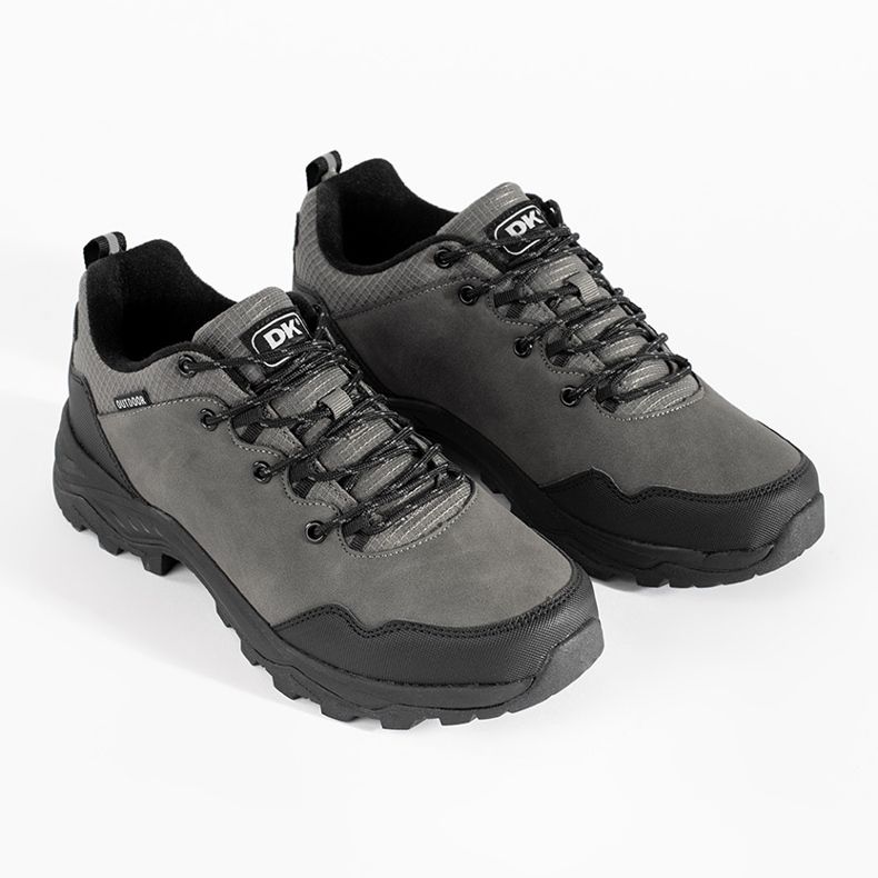 DK Zapatos trekking hombre grises 1