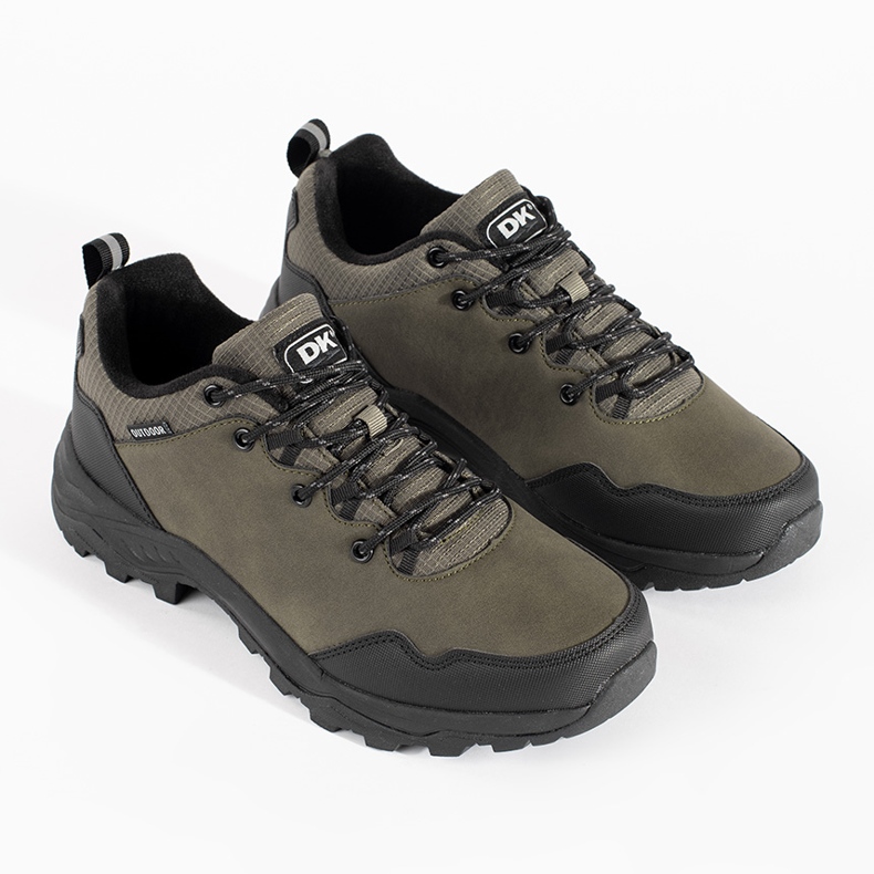 DK Zapatos trekking hombre verde oscuro 1