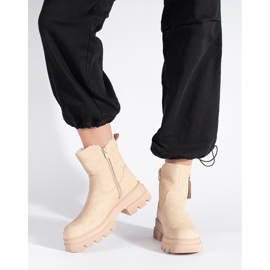 Botas aislantes de mujer beige de Sergio Leone 2