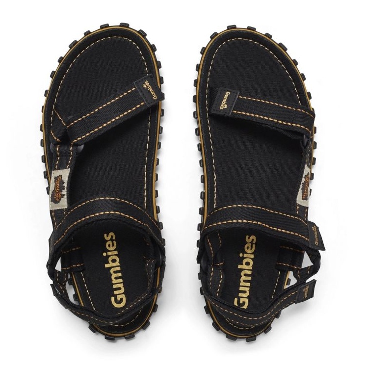 Sandalias Gumbies Tracker Unisex Negro GU-SATRA001 1