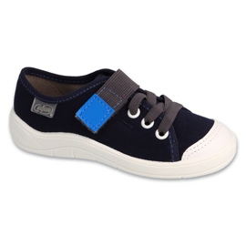 Pantuflas infantiles befado 351X047 azul marino 1
