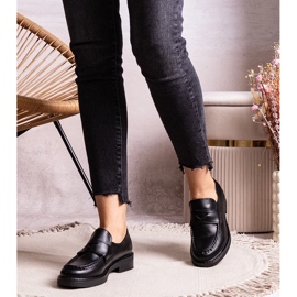 Mocasines Élodie elegantes negros 1