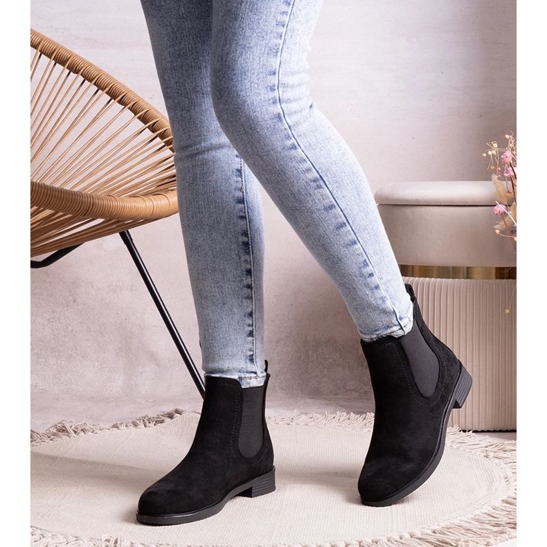 Botines slip-on negros de Szamiran 1 Botines slip-on negros de Szamiran 1