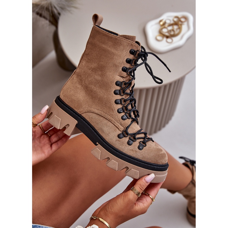 Botas Cálidas Ante Atadas Pierro Marrón 2 Botas Cálidas Ante Atadas Pierro Marrón 2