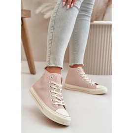 Zapatillas Deportivas de Mujer con Aislamiento en Piel Ecológica Rosa Big Star OO274933 rosado 8