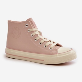 Zapatillas Deportivas de Mujer con Aislamiento en Piel Ecológica Rosa Big Star OO274933 rosado 10
