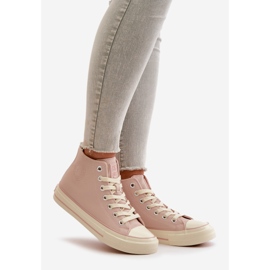 Zapatillas Deportivas de Mujer con Aislamiento en Piel Ecológica Rosa Big Star OO274933 rosado 1