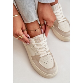 Zapatillas Bajas de Mujer Fabricadas en Piel Ecológica Big Star OO274029 Beige 15