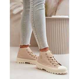 Zapatillas Altas Mujer Big Star OO274006 Beige 10