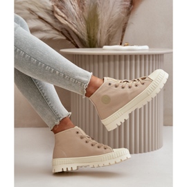 Zapatillas Altas Mujer Big Star OO274006 Beige 12