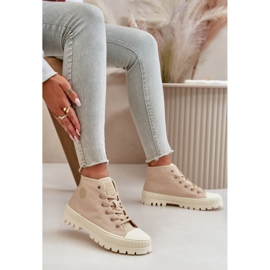 Zapatillas Altas Mujer Big Star OO274006 Beige 13