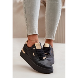 Zapatillas de mujer con plataforma Big Star OO274758 HI-POLY System Negro 3