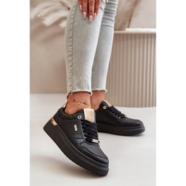 Zapatillas de mujer con plataforma Big Star OO274758 HI-POLY System Negro 2