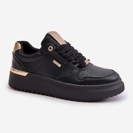 Zapatillas de mujer con plataforma Big Star OO274758 HI-POLY System Negro 4