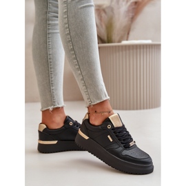 Zapatillas de mujer con plataforma Big Star OO274758 HI-POLY System Negro 5
