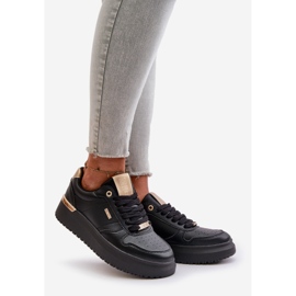 Zapatillas de mujer con plataforma Big Star OO274758 HI-POLY System Negro 1