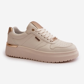 Zapatillas de mujer con plataforma Big Star OO274757 HI-POLY System Blanco 5
