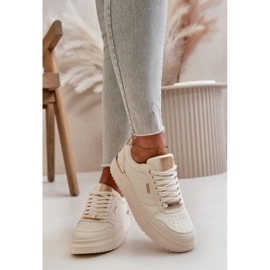 Zapatillas de mujer con plataforma Big Star OO274757 HI-POLY System Blanco 8