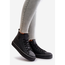Zapatillas de mujer con aislamiento de piel ecológica Big Star OO274790 Negro 1 Zapatillas de mujer con aislamiento de piel ecológica Big Star OO274790 Negro 1