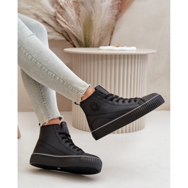Zapatillas de mujer con aislamiento de piel ecológica Big Star OO274790 Negro 2 Zapatillas de mujer con aislamiento de piel ecológica Big Star OO274790 Negro 2