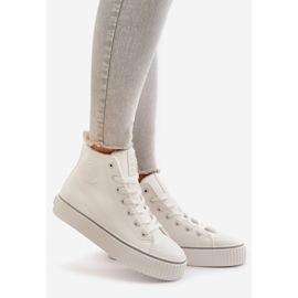 Zapatillas de mujer con aislamiento de piel ecológica Big Star OO274788 Blanco 1