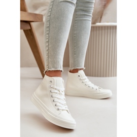 Zapatillas Deportivas De Mujer Con Aislamiento En Piel Ecológica Blanco Big Star OO274932 6