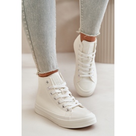 Zapatillas Deportivas De Mujer Con Aislamiento En Piel Ecológica Blanco Big Star OO274932 7