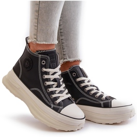 Zapatillas Mujer Plataforma Piel Ecológica Big Star OO274063 Negro 15