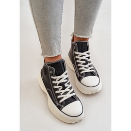 Zapatillas Mujer Plataforma Piel Ecológica Big Star OO274063 Negro 12