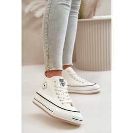 Zapatillas de mujer aisladas con plataforma de piel ecológica Big Star OO274061 Blanco 9